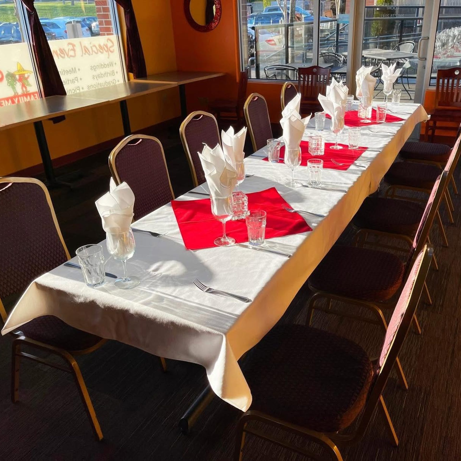 Private Banquet Room Available!
